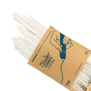 brown paper bag with clear window has 250 strands of white pla filament brown paper bag with clear window has 250 strands of white pla filament