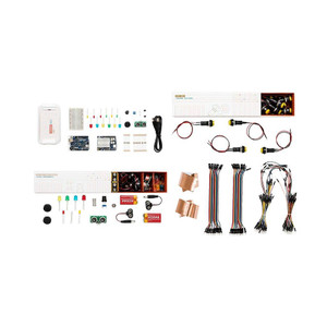arduino ctc go! core module pieces all spread out on white background