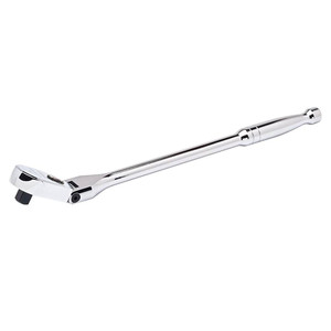 17 inch long gearwrench 1/2" 120xp flex head ratchet has full polish chrome finish 17 inch long gearwrench 1/2" 120xp flex head ratchet has full polish chrome finish