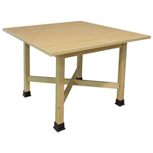 Hann 4-Student Table, 48"W x 48"D x 36"H, HPL Top Hann 4-Student Table, 48"W x 48"D x 36"H, HPL Top