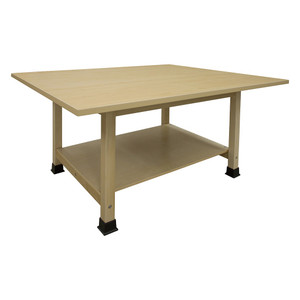 Hann Project/STEM Worktable 64"W x 54"D x 36"H, HPL Top