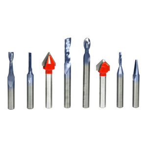 Freud 8-Piece CNC Router Bit Set Freud 8-Piece CNC Router Bit Set