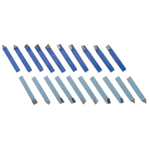Grizzly 1/2" Carbide-Tipped Tool Bit Set, 20-Piece Grizzly 1/2" Carbide-Tipped Tool Bit Set, 20-Piece