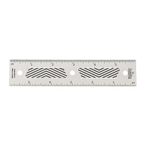 JessEm Stainless Steel Precision Ruler, 6" JessEm Stainless Steel Precision Ruler, 6"