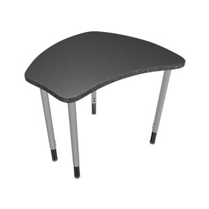 MooreCo Hierarchy Shapes Desk, 29.9" × 28.4", Graphite Nebula MooreCo Hierarchy Shapes Desk, 29.9" × 28.4", Graphite Nebula