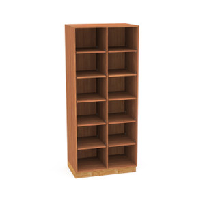 Wisconsin Bench REplay Tall Divided Cabinet, Maple, 36"W Wisconsin Bench REplay Tall Divided Cabinet, Maple, 36"W