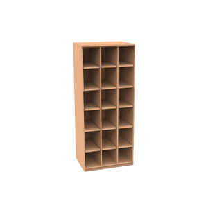 Wisconsin Bench REplay Tall Dual-Divider Cabinet, Maple, 36"W Wisconsin Bench REplay Tall Dual-Divider Cabinet, Maple, 36"W