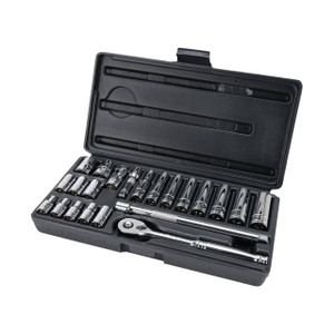 Performance Tool 1/4" Drive Socket Set, 22-Piece Performance Tool 1/4" Drive Socket Set, 22-Piece