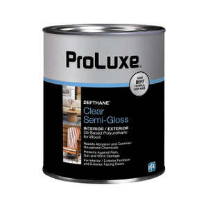ProLuxe Defthane Polyurethane Clear Semi-Gloss, Quart ProLuxe Defthane Polyurethane Clear Semi-Gloss, Quart