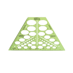 Pacific Arc Ellipse Template, 37 Cutouts Pacific Arc Ellipse Template, 37 Cutouts