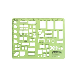 Pacific Arc Kitchen & Bath Design Template, 83 Cutouts Pacific Arc Kitchen & Bath Design Template, 83 Cutouts