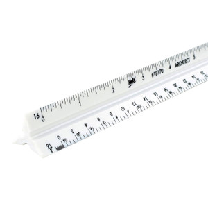 Helix Triangular Architect Scale, 12" Helix Triangular Architect Scale, 12"
