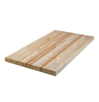 Bally Block Butcher Block Bench Top made from laminated edge-grain northern hard rock maple has 3/8" radius edge