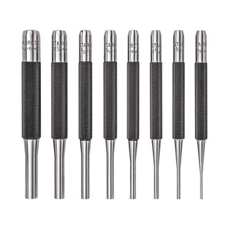 Starrett 8-Piece Drive Pin Punch Set