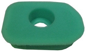 green rectangular briggs & stratton air filter elements for 3-3.5 horsepower vertical small engines
