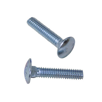 Hillman Coarse Thread Carriage Bolts, 1/4-20, 1-1/4"