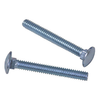 Hillman Coarse Thread Carriage Bolts, 1/4-20, 2"