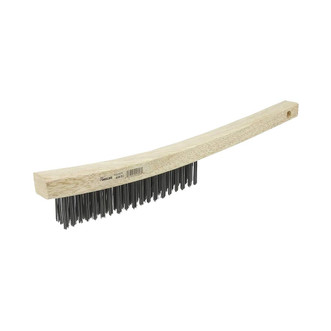 Weiler Wire Brush, Curved Handle