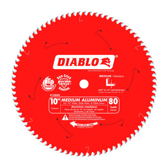 Freud Diablo 10" CT Metal-Cutting Saw Blade
