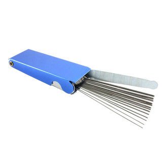 Best Welds Tip Cleaner Kit with silver file and 13 tip cleaner sizes from 6-26 with blue steel cover