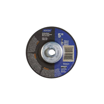 Norton Grinding Wheel, Spin-on, Depressed Center Aluminum Oxide, 5" x 1/4" x 5/8"-12