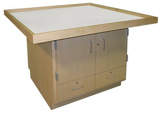 Hann STEM Robotics Workstation Base Cabinet w/2 Doors & 2 Drawers