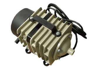 air compressor for use with h-series 5th generation co2 desktop laser has black cord and handle