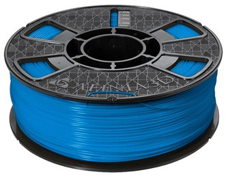 2.2 pound spool of blue afinia abs plus premium 1.75mm filament for H800 and H800 3d printers