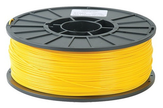 Toner ABS Filament, 3mm 2.2 lb. Spool, Yellow