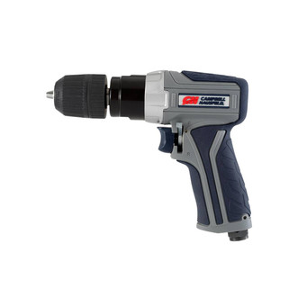 Campbell Hausfeld GSD Keyless Reversible Air Drill with side-toggle makes one-handed tasks easier