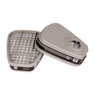 3M 6001 Organic Vapor Cartridge, 2-Pack