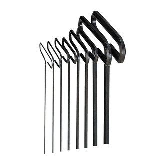 Eklind T-Handle Hex Keys, 6", 8-Piece Metric 