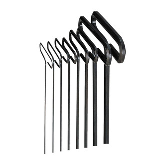 Eklind T-Handle Hex Keys, 6", 8-Piece Metric 