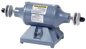 Baldor 8" Buffer with  115/230V, 3/4 HP, 1,800 RPM, 3/4" shaft motor, start/stop switch and cord