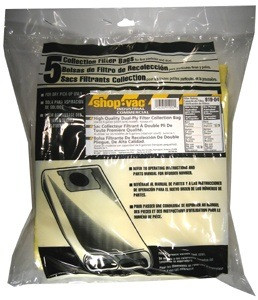 Shop-Vac High Efficiency Dry Filtration Filter Bags Fits 6 gal. Squat