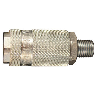 Milton L-style Kwik-Change Air Coupler, 1/4" NPT Male