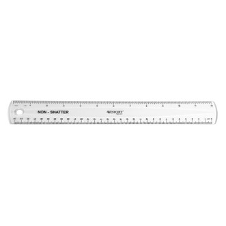 Westcott Plastic Ruler, 12"