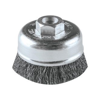 Makita Crimped Wire Cup Brush, 3", M10 x 1.25