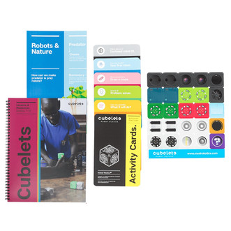 classroom bundle for grades 7-12 with lessons and resources book, activity cards, poster and cubelets