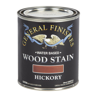 General Finishes Water-based Wood Stain, Hickory, Qt.