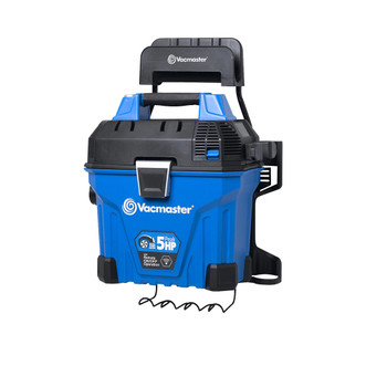 Vacmaster Wall Mount Wet/Dry Vacuum, 5 Gallon
