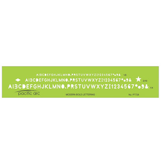 Pacific Arc Modern Bold Lettering Template