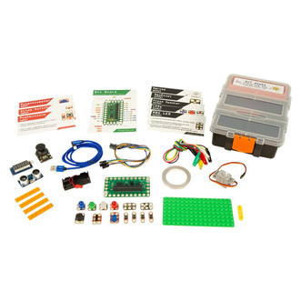 all pieces included in one student kit of brown dog gadgets crazy circuits bit board classroom set