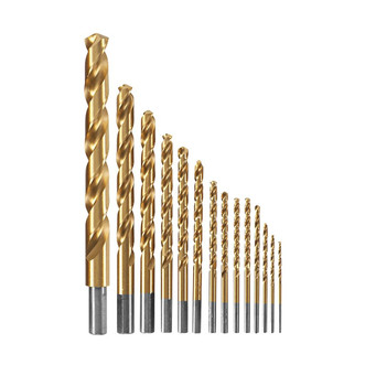 Bosch Titanium-Coated Metal Drill Bit Set includes 14 different sizes