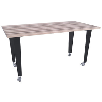 CEF Mobile Workbench, 84"L x 48"W x 34"H, Black Legs