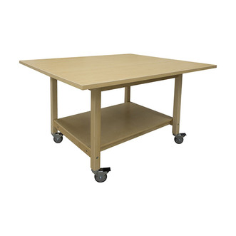 Hann Project/STEM Worktable 60"W x 42"D x 36"H, HPL Top, Casters