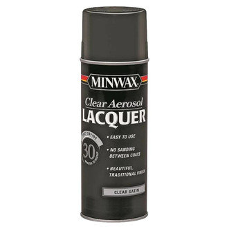 Minwax Satin Clear Lacquer, 11.5 oz.