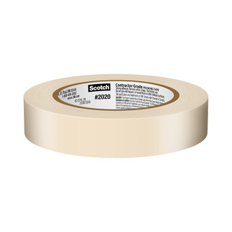 Scotch® Contractor Grade Masking Tape, 1" x 60 yd.