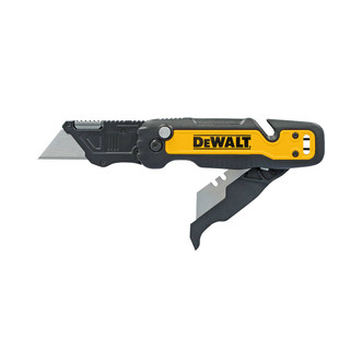 DeWalt Push and Flip Folding Utility Knife with Storage