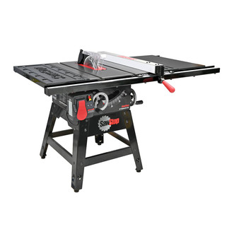 SawStop 10" Contractor Saw, 30" Premium Fence System, 1.75 HP, 120V